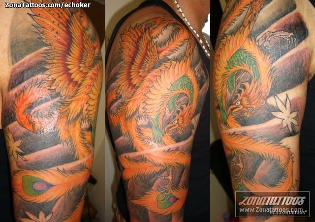 Tattoo photo Phoenix, Arm