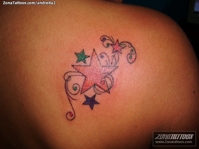 Tattoo photo Stars, Astronomy