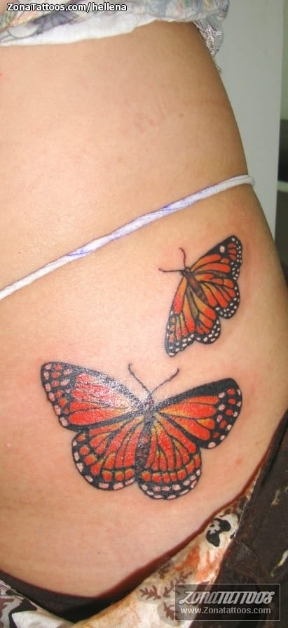 Foto de tatuaje Mariposas, Insectos