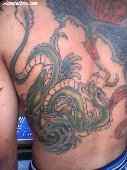 Foto de tatuaje Dragones, Orientales