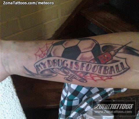 Foto de tatuaje Fútbol, Deportes, Balones