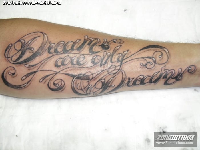 Foto de tatuaje Letras, Frases