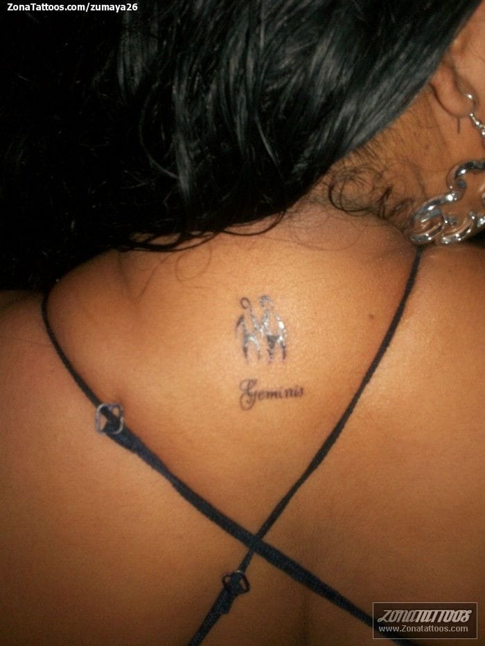 Tattoo photo Gemini, Horoscope