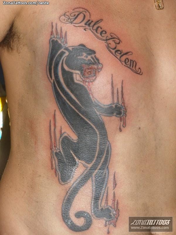 Tattoo photo Panthers, Animals