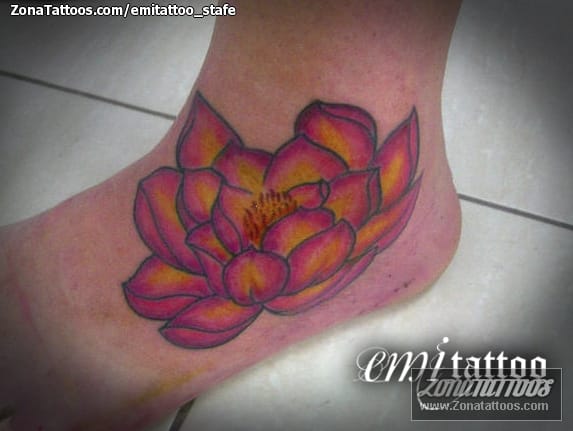 Foto de tatuaje Flores, Lotos