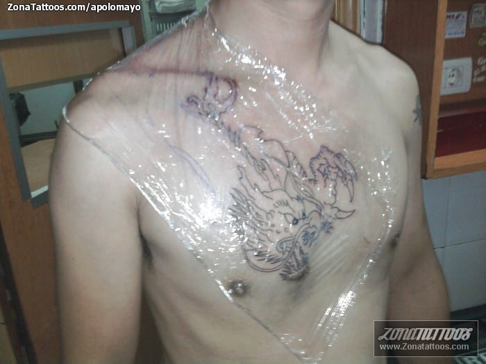 Foto de tatuaje Dragones