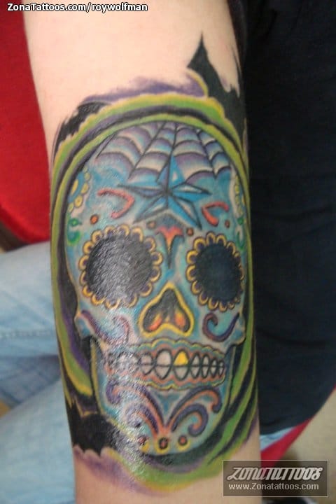 Tattoo photo Sugar Skull, Skulls