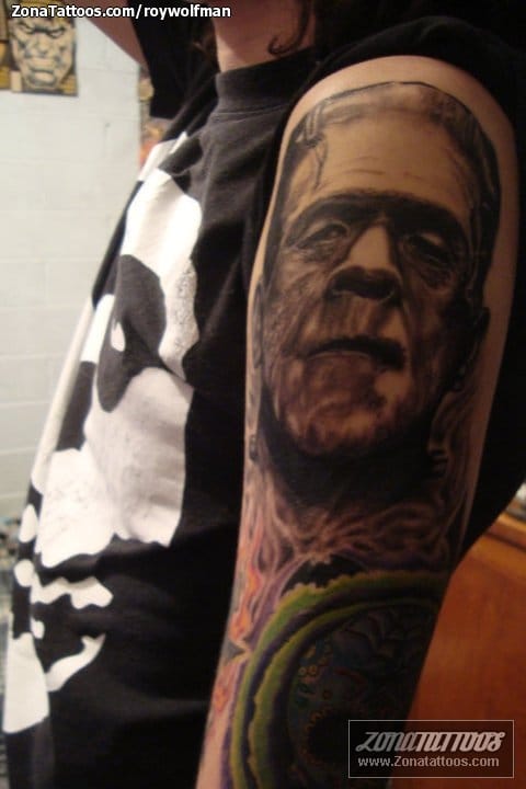 Foto de tatuaje Cine, Monstruos, Frankenstein