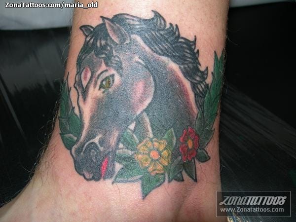 Foto de tatuaje Caballos, Animales