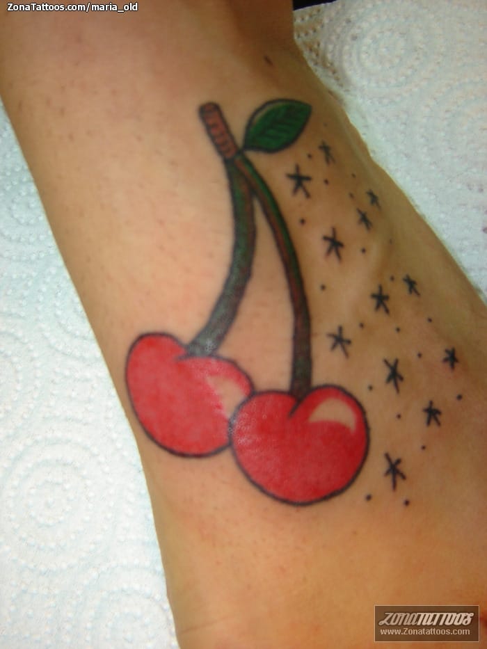 Foto de tatuaje Cerezas