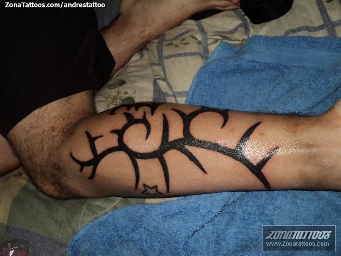 Tattoo photo Leg, Tribal