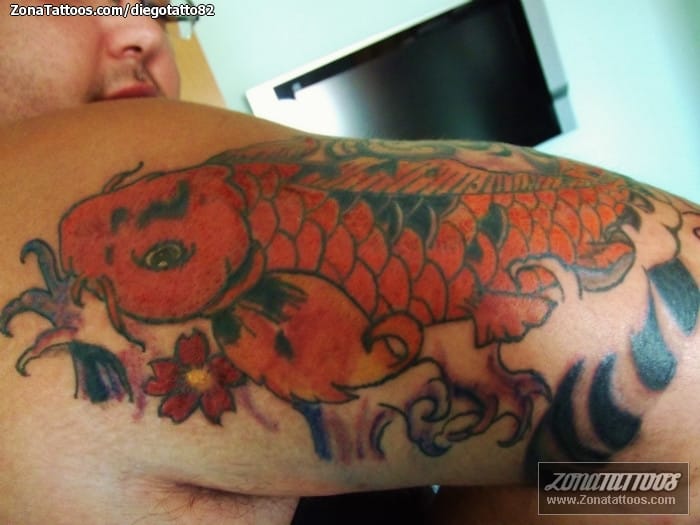 Tattoo photo Koi, Fish, Animals