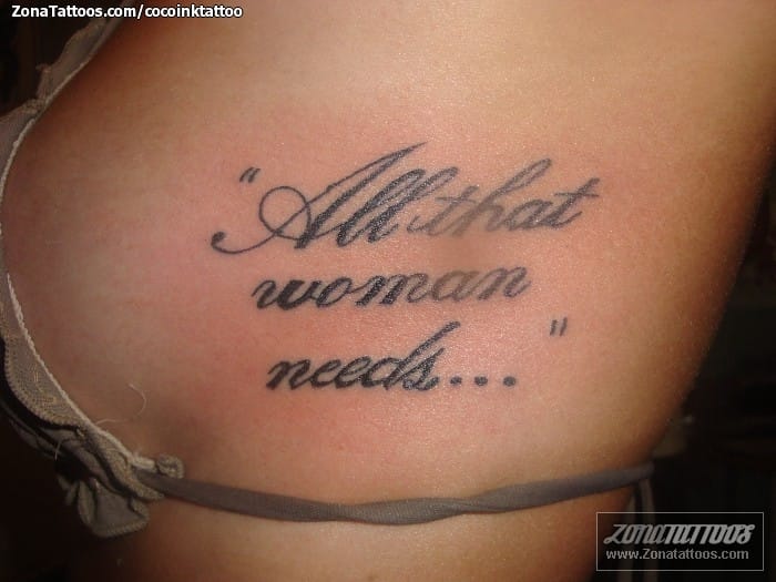 Tattoo photo Messages, Letters