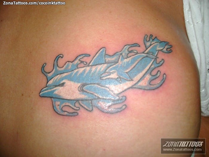 Tattoo photo Dolphins, Animals