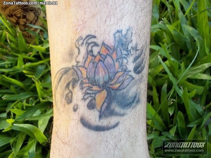 Foto de tatuaje Lotos, Flores