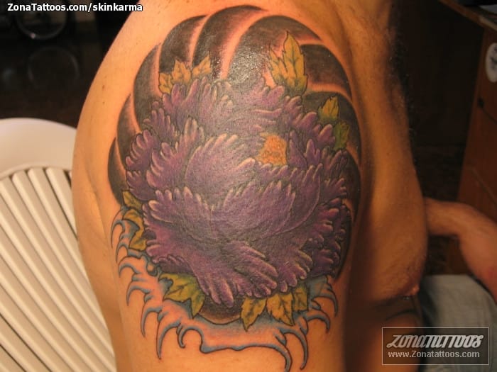 Foto de tatuaje Flores, Lotos, Orientales