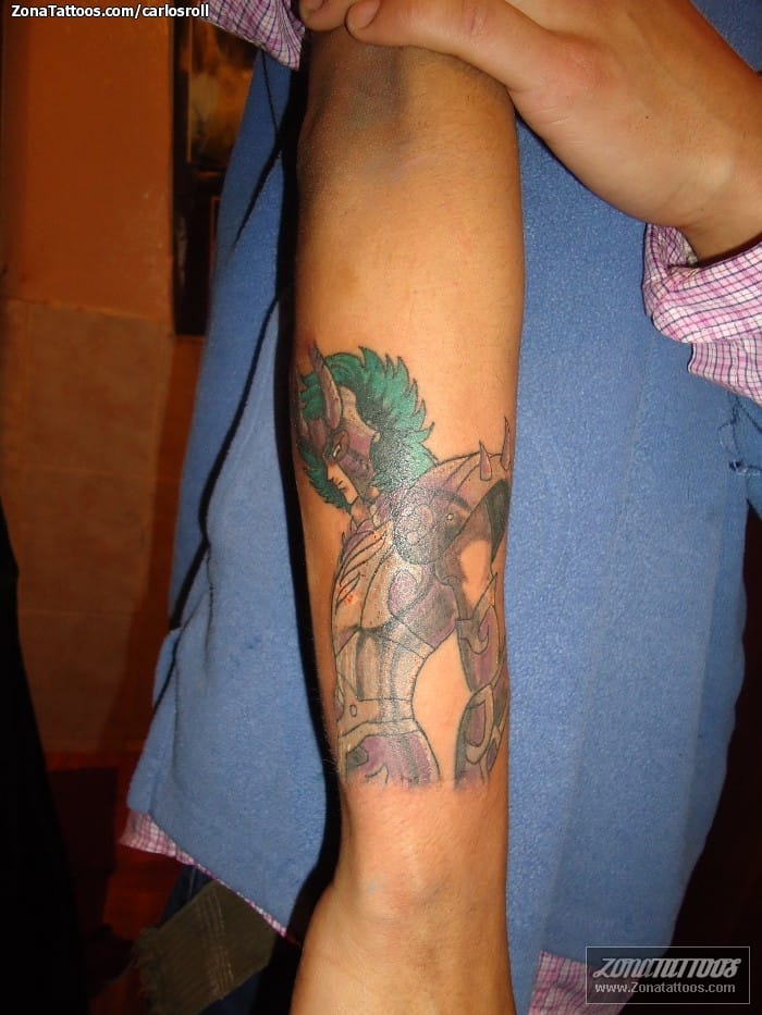 Tattoo photo Knights of the Zodiac, Manga