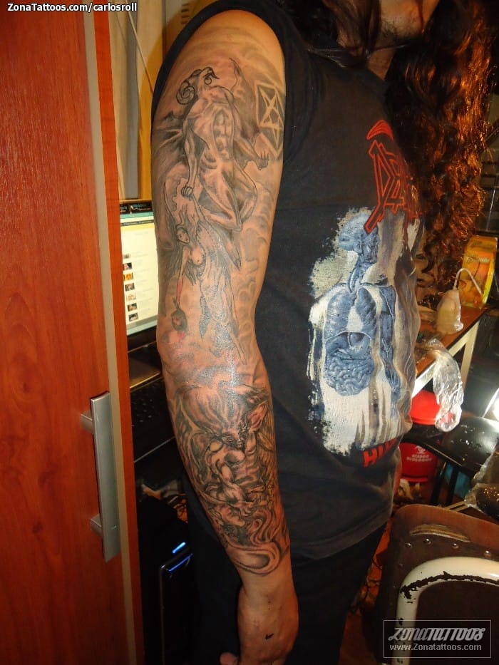 Tattoo photo Sleeves, Demons