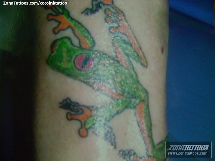 Tattoo photo Frogs, Animals