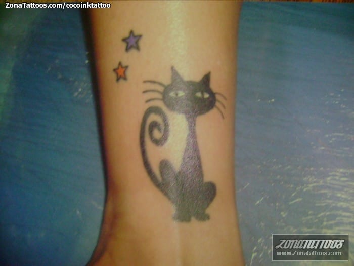 Foto de tatuaje Gatos, Animales