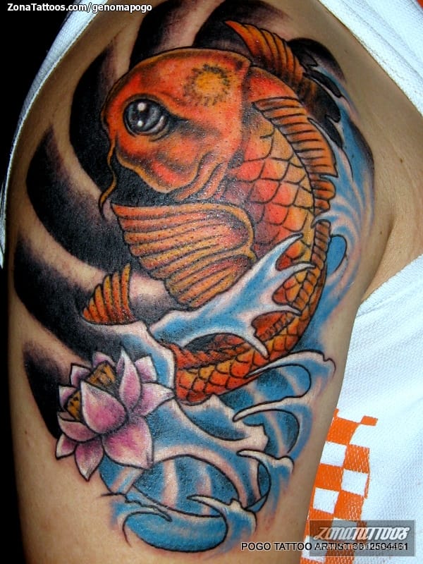 Tattoo photo Koi, Fish, Animals