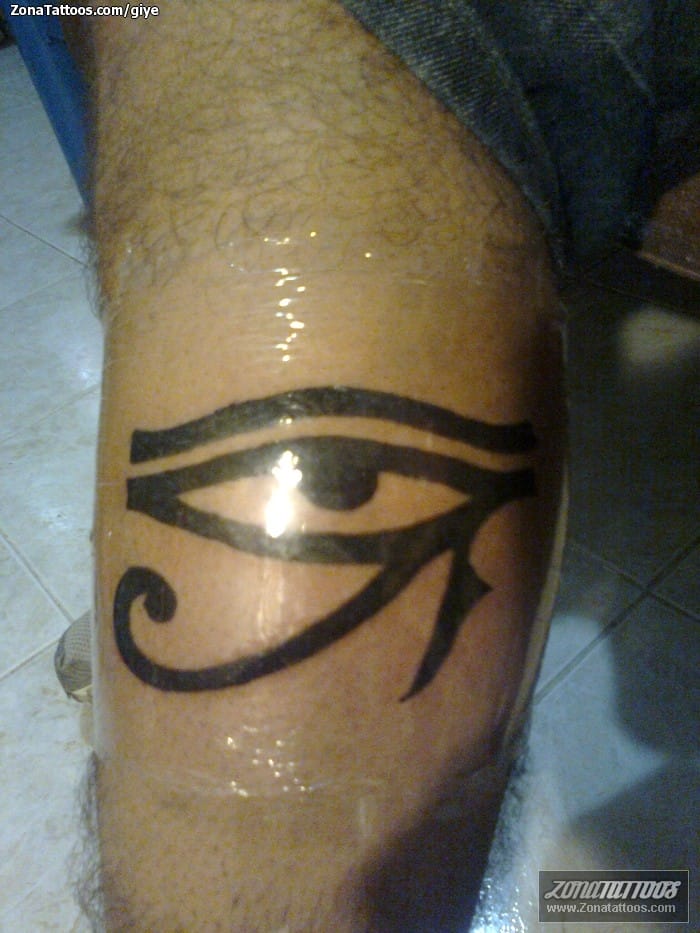 Tattoo photo Eye of Horus, Egyptian