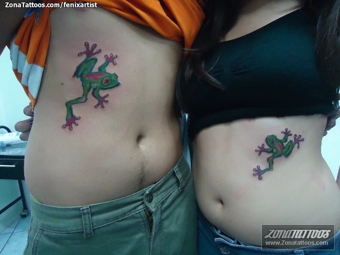 Tattoo photo Frogs, Animals