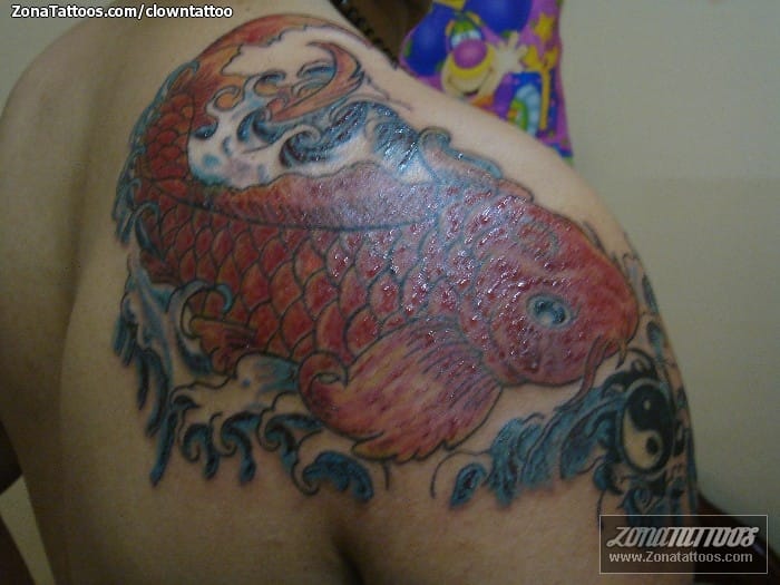 Foto de tatuaje Koi, Peces, Animales