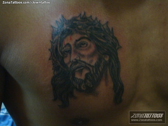 Tattoo photo Christ, Religious, Chest