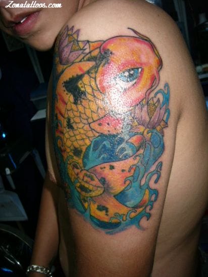 Foto de tatuaje Koi, Peces, Animales