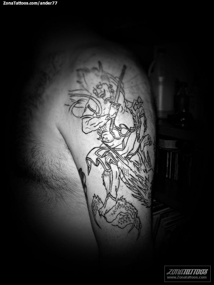 Foto de tatuaje Demonios, Orientales, Samurais