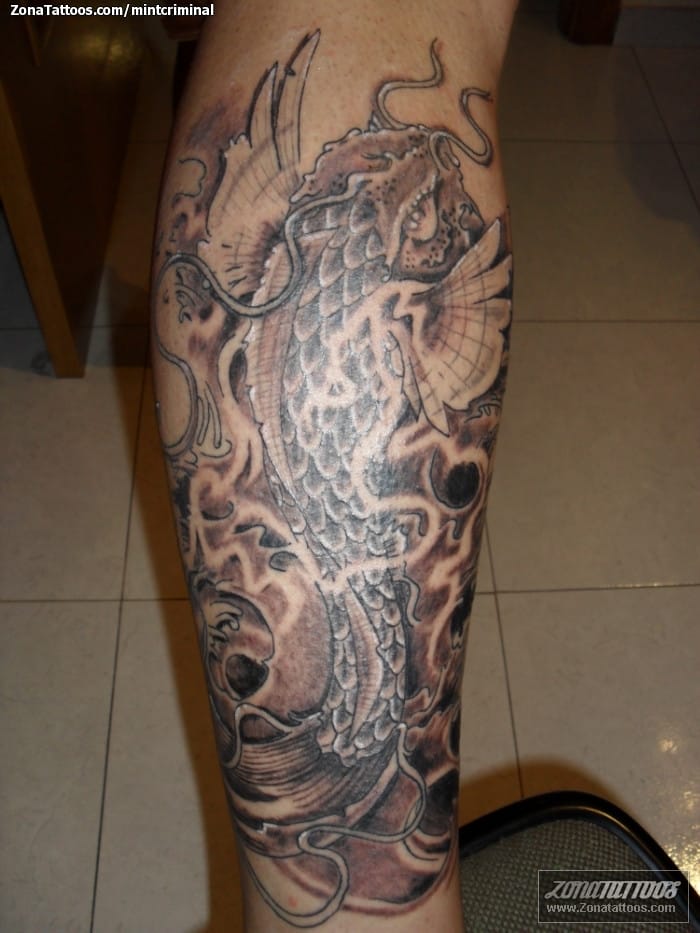 Tattoo photo Koi, Fish, Animals