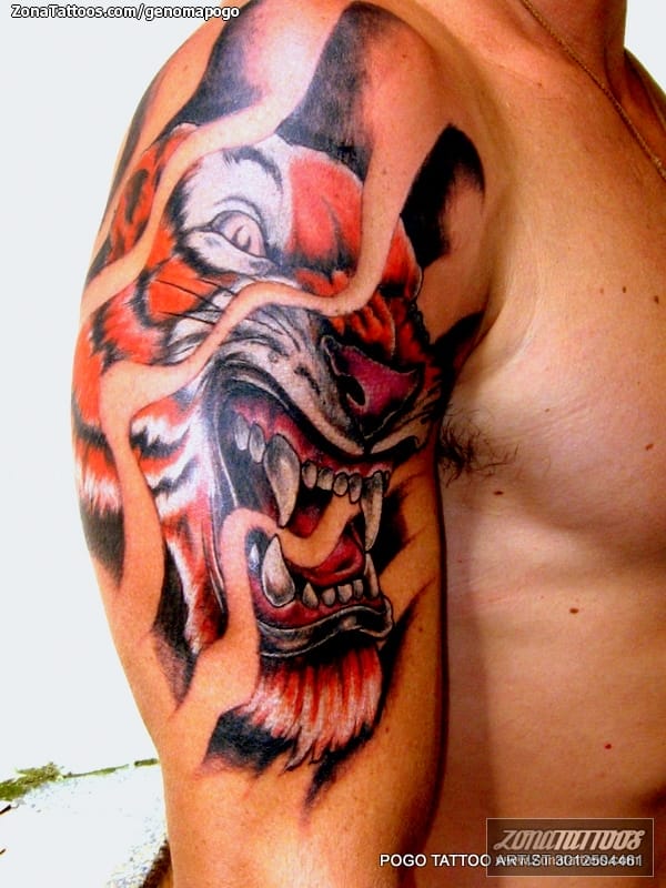 Foto de tatuaje Animales, Tigres