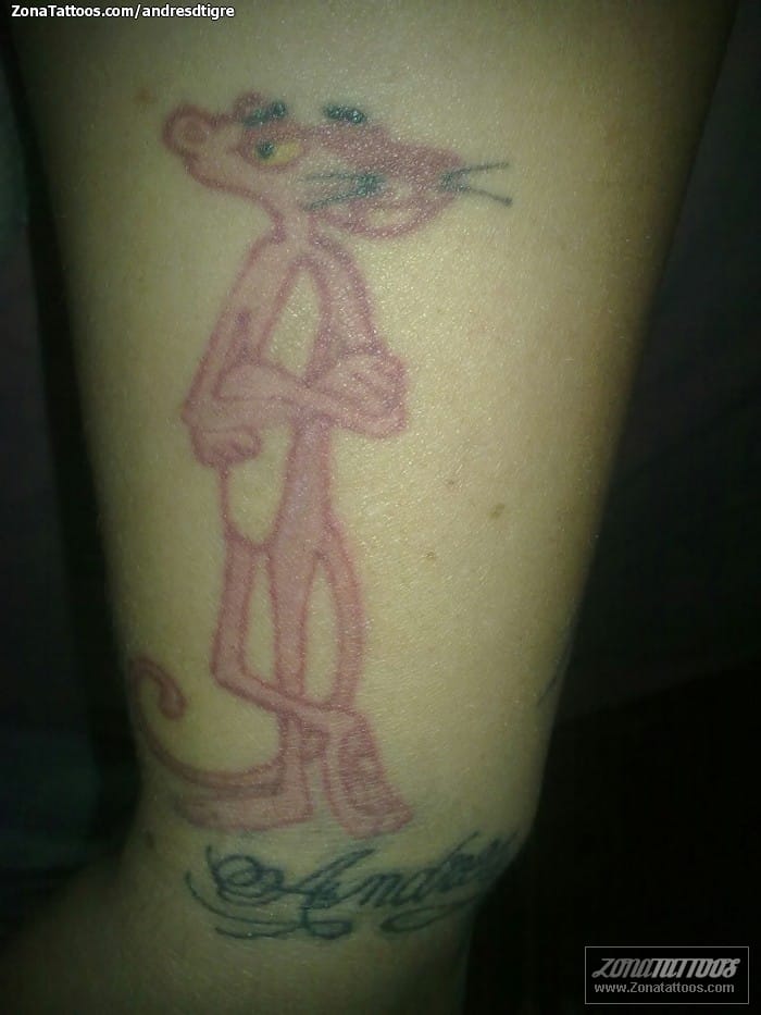 Tattoo photo Pink Panther