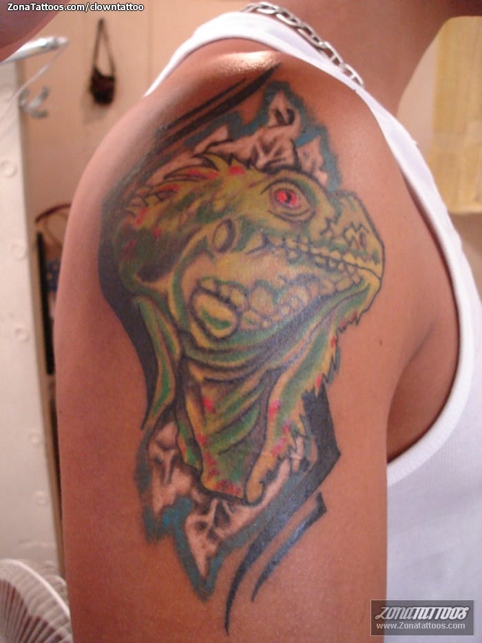 Foto de tatuaje Iguanas, Lagartos, Animales