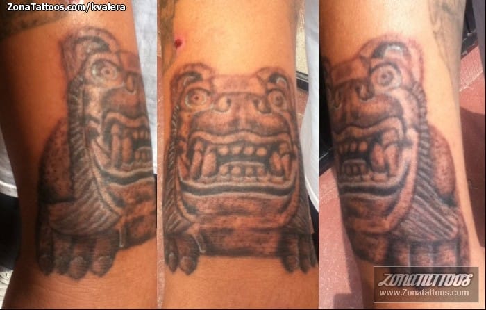 Tattoo photo Olmec