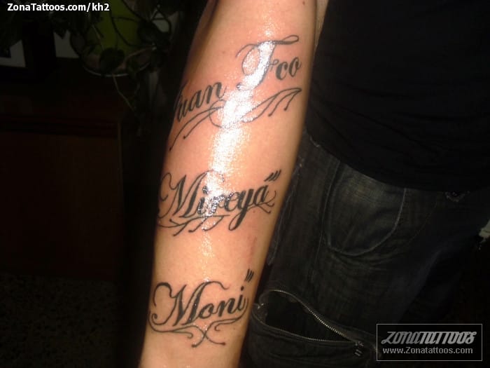 Tattoo photo Letters, Names