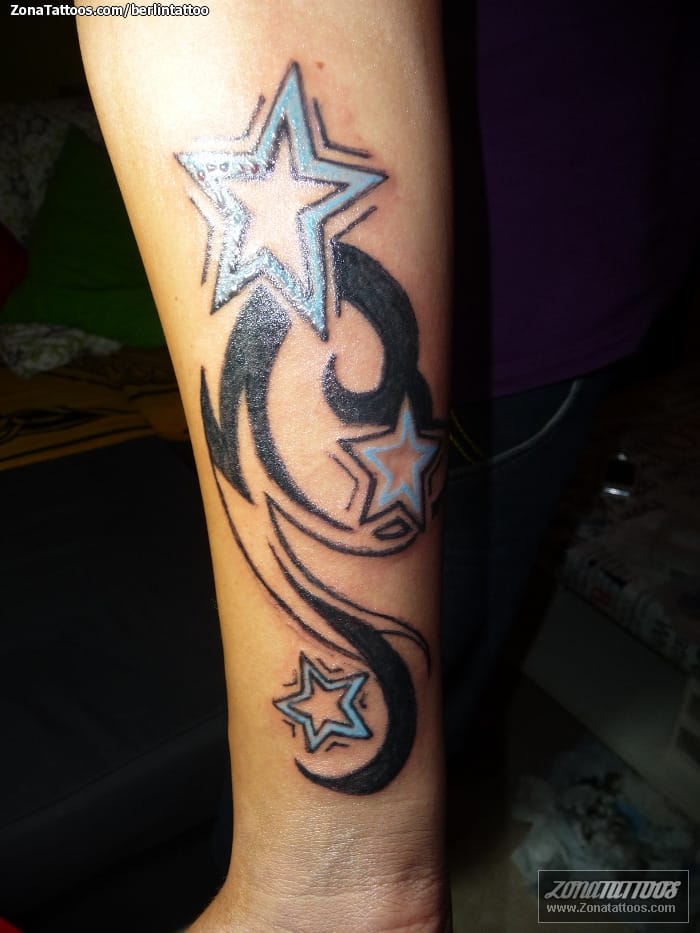 Tattoo photo Stars, Astronomy