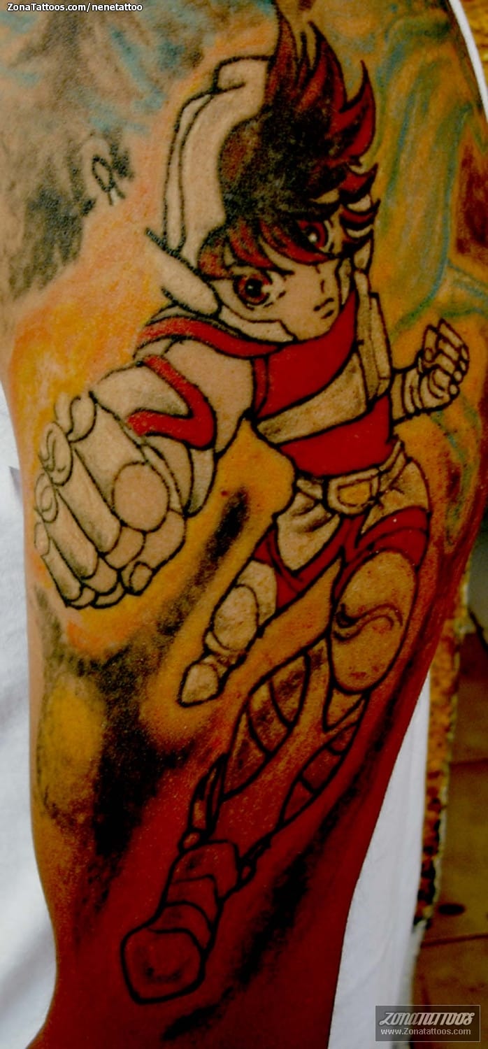 Foto de tatuaje Los Caballeros Del Zodiaco, Manga