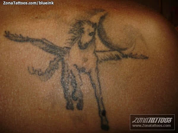 Foto de tatuaje Pegasos, Fantasía