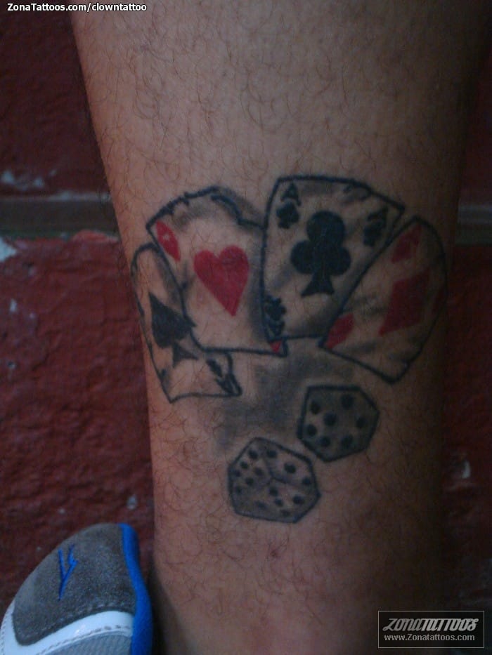 Tattoo photo Cards, Dice, Lucky