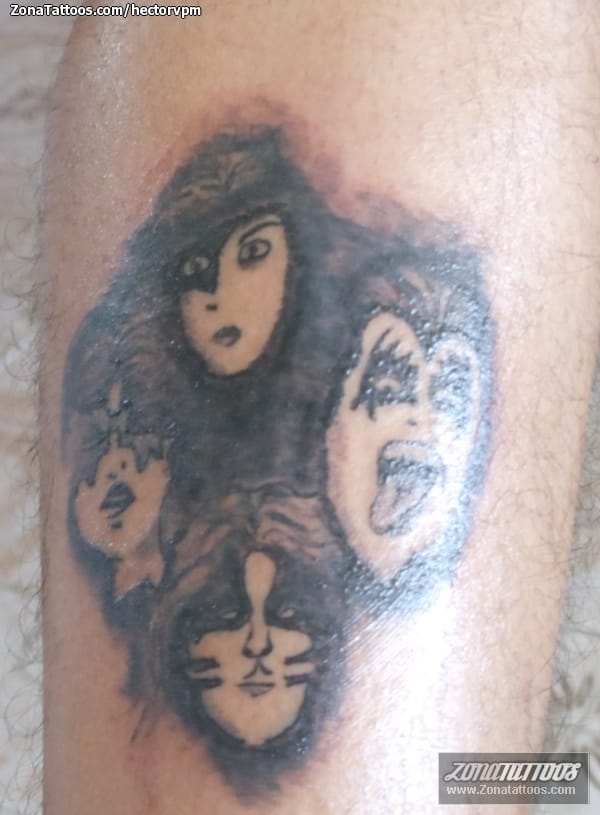 Foto de tatuaje Música, KISS