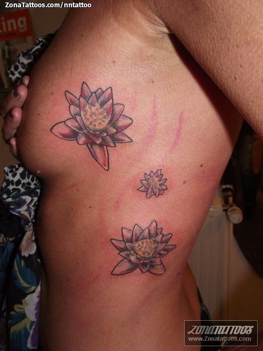 Foto de tatuaje Flores, Lotos