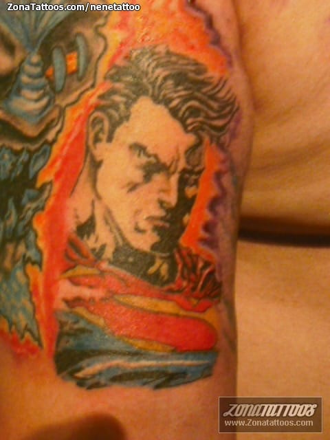 Tattoo photo Superman, Superheroes, Comics