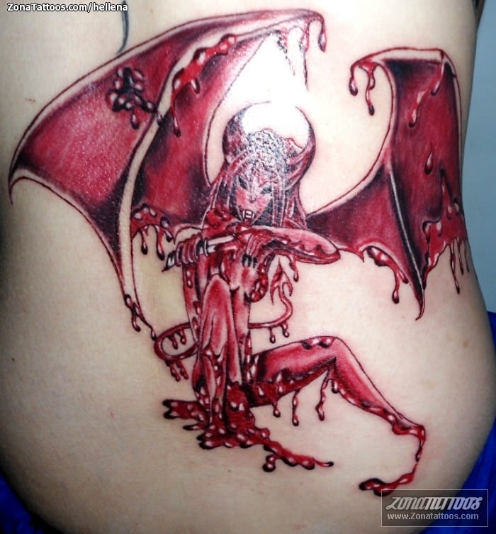 Tattoo photo Vampires, Blood