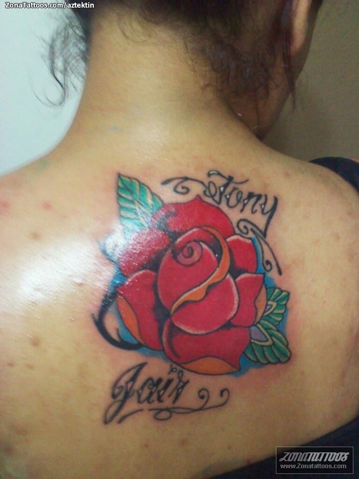 Tattoo photo Roses, Flowers