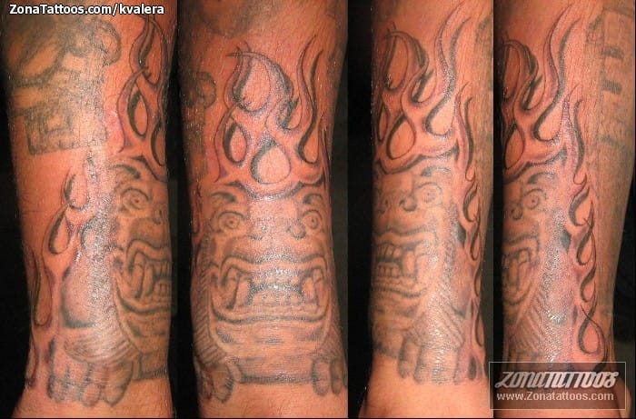 Tattoo photo Fires, Llamas