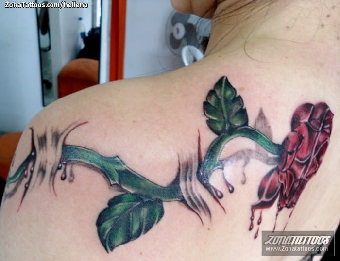 Foto de tatuaje Flores, Rosas