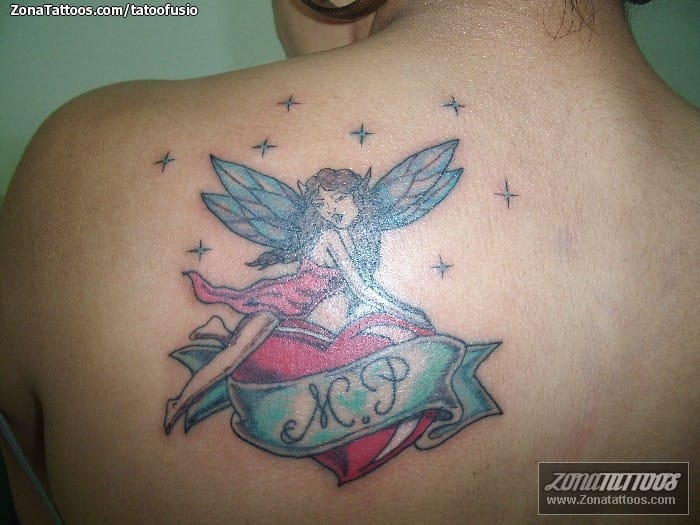 Tattoo photo Fairies, Fantasy, Hearts