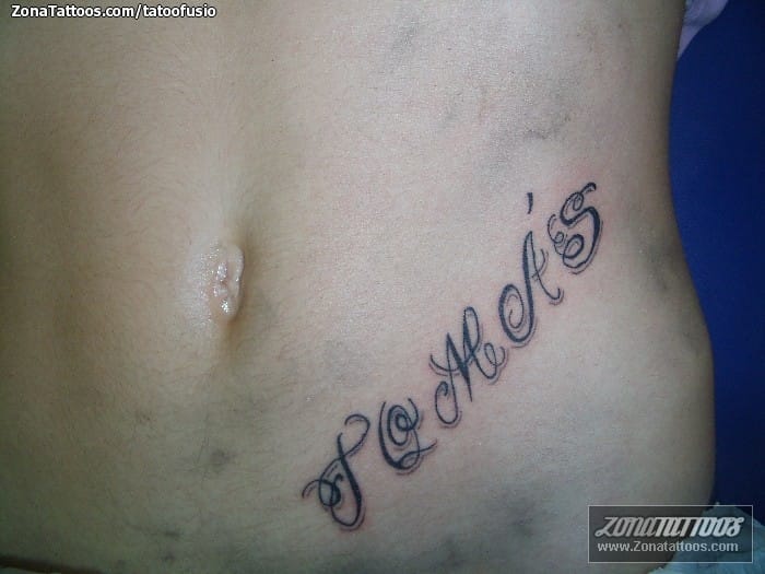 Foto de tatuaje Nombres, Letras, Tomás